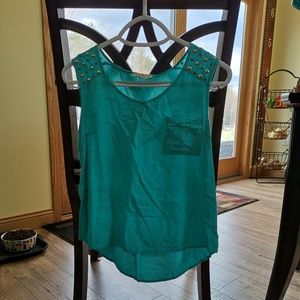 Teal Tank Top